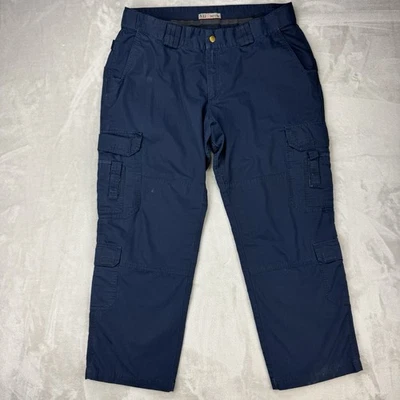 Pantalones para mujer 5,11 Taclite EMS Ripstop azul marino carga utilitaria ropa de trabajo 20x30 Foto 1 de 4