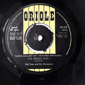 Phil Tate And His Orchestra Perfidia Vinyl Single 7inch Oriole - Imagen 1 de 1