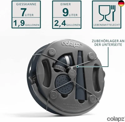 Colapz Faltbare Gießkanne und Eimer für Frischwasser, Campingausrüstung Zelten F