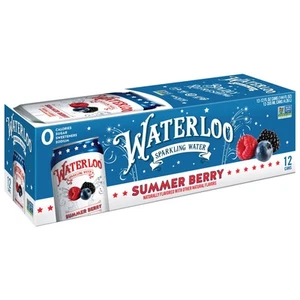 Summer Berry Naturally Flavored 12 Fl Oz Cans Pack of 12 | Zero Calories | Z... - Picture 1 of 5