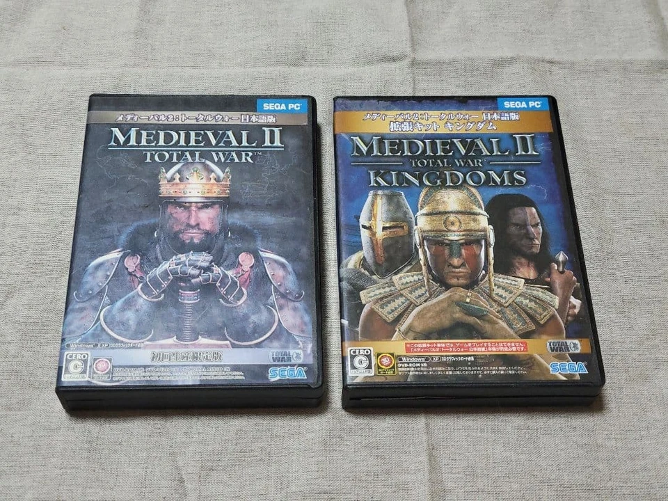 Medieval 2 Total War & Kingdoms Japanese Set, Strategy Game, Used - Image 1 of 4