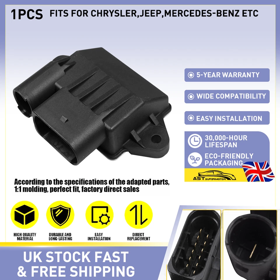 Glow Plug Control Unit Relay Module Fit Mercedes CDI W203 W204 W211 W164 W221 UK - Image 1 of 4