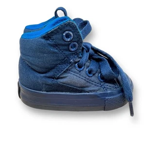 Converse All Star Toddler Baby Boys Blue High Top Sneaker Shoes Size 2 - Picture 1 of 12