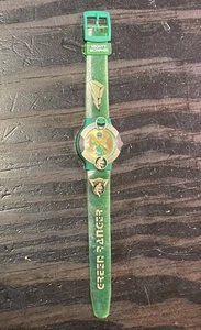 1994 Mighty Morphin Power Rangers Green Ranger Watch Vintage - Picture 1 of 4