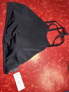 LA Hearts Bikini Top Black Halter Size Large NEW WITH TAGS - Picture 1 of 6