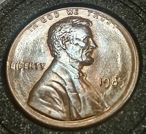1985 P Lincoln Memorial Penny Broad Struck, DDO / DDR, Doubled Rim - Picture 1 of 23