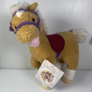 Piper Pony Hallmark Storybook Friends 12 Zoll Plüschpferd mit Sattel & Blume Crayola - Bild 1 von 7