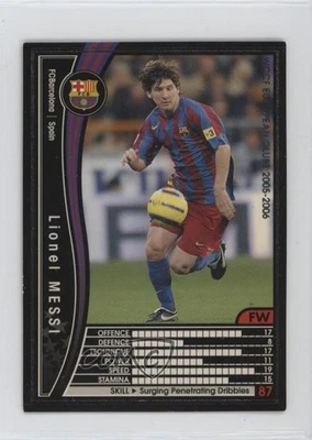 2005-06 Panini WCCF Clubes Europeos Lionel Messi #287/336 Foto 1 de 2