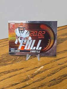 2025 Panini Donruss Elite - Full Throttle Chase Brown #17 - Bengals - Picture 1 of 2