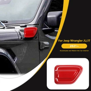 Charging Cover Trim Decor Bezel For Jeep Wrangler JL JT 4Xe 2021+Red Accessories - Imagen 1 de 8