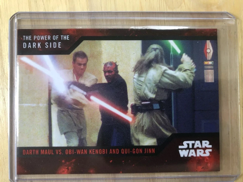 2019 TOPPS STAR WARS POWER OF DARK SIDE CHASE CARD MAUL OBI-WAN KENOBI G-1 - Image 1 of 1