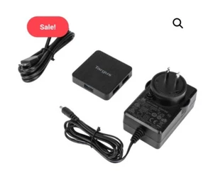 Hub Targus 4 ports USB 3.0 SuperSpeed ACH119US avec adaptateur secteur commutateur NEUF - Photo 1/21