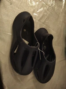 MENS SLIP ON navy GARDEN CLOG NON SKID WATER MULE LIGHTWEIGHT SANDALS SHOES~ - Picture 1 of 3