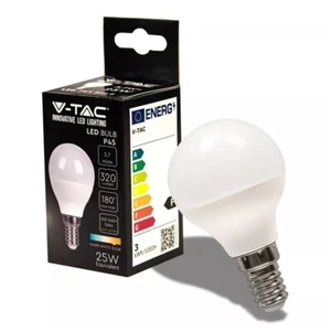 V-TAC Lampadina LED E14 da 3,7W, BULB P45, Luce Calda, Naturale, Fredda VT-1819 - Foto 1 di 8