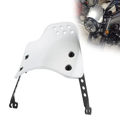 Protector de parabrisas delantero plateado para Ducati Scrambler 400 800 15-24 Foto 1 de 4