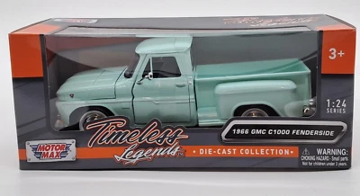 1966 GMC C1000 Fenderside Pick Up Truck Motor Max Timeless Legends 1/24 Scale - Image 1 of 4