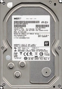 HDS724040ALE640 P/N: 0F14681 MLC: MPK580 HGST 4TB 3.5" HDD - Picture 1 of 1