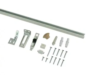 8 Pack Everbilt 30 in. Bi-Fold Door Hardware Set with White Track - Picture 1 of 4
