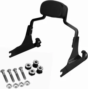 Detachable Hardware Backrest Sissy Bar Upright Passenger Backrest Pad with Docki - Picture 1 of 7