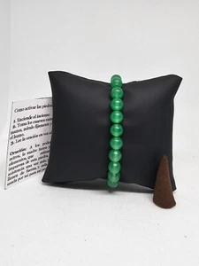PULSERA DE CUARZO VERDE / GREEN QUARTZ ATRAE PROTECCION DINERO BUENA SUERTE - Picture 1 of 3