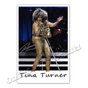 Tina Turner ( † 24.05.2023 ) - Queen Of ROCK - Autogrammfotokarte [AK6] - Bild 1 von 1