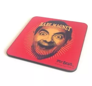 Mr Bean Untersetzer Classic TV Mr Bean BABE MAGNET Untersetzer - Bild 1 von 2