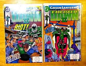 LOTE DE DOS (2) CÓMICS DC Green Lantern - #4 y #5 - 1991 - casi como nuevo - leer - Imagen 1 de 8