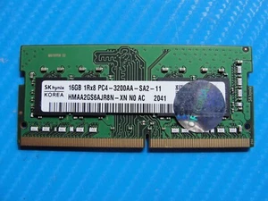 Dell 5520 SK Hynix 16 GB 1Rx8 PC4-3200AA Memoria RAM SO-DIMM HMAA2GS6AJR8N-XN - Imagen 1 de 2