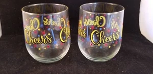Cheers Cocktail glasses set of 2 - Picture 1 of 4
