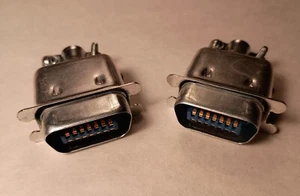 Cantidad 2: NUEVO 14-Pin Centronics Macho Cable Conector 57-30140 (Leer Descripción) - Imagen 1 de 5