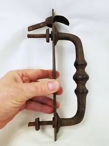Antique Iron Door Handle & Thumb Latch - Picture 1 of 6