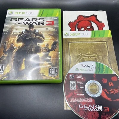 Gears of War 3 (Microsoft Xbox 360, 2011) CIB With Stickers - Image 1 of 4