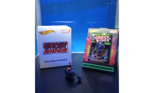Hot Wheels MARVEL Ghost Rider moto e figura da collezione spedizione gratuita - Foto 1 di 12