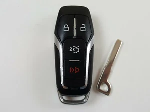 ORIGINAL FORD 15-17 OEM SMART KEY LESS ENTRY REMOTE FOB BLANK UNCUT ALARM USA US - Picture 1 of 12