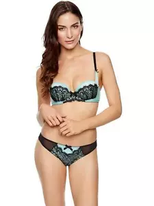 Sujetador balcón Ann Summers Darla como nuevo y negro - varios tamaños - Imagen 1 de 1
