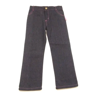 Girls Jeans Sesame Street Youth Toddler Blue Wide Leg Elastic Waist Pants 4T - Picture 1 of 10