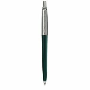 Parker Jotter Stainless Steel & Green Ballpoint Pen New  Rare Made In UK