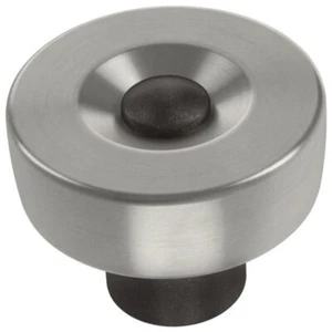1-1/4" Riveted Knob Satin Nickel with Cocoa Bronze by Liberty - P38782C-SBR-CP - Picture 1 of 3