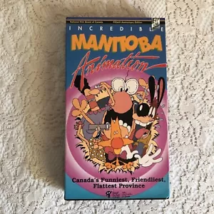 Incredible Manitoba Animation VHS 1990 - Picture 1 of 4