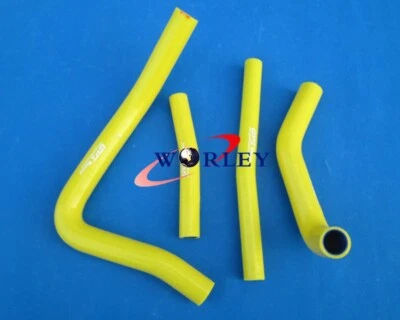 Yellow Hose RM250 1996-2000 For SUZUKI Silicone Radiator 1997 1998 1999 - Imagem 1 de 4