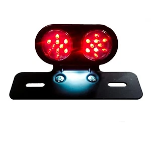 Soporte de matrícula de motocicleta soporte montaje LED luz de freno trasera personalizada ATV XL - Imagen 1 de 11