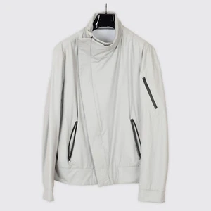 Giorgio Armani Moto Jacket Size EU56 Slate Gray Tech Spring 2012 - Picture 1 of 9