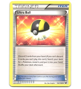 Pokemon 2012 Moderate Play Ultra Ball Dark Explorers 102/108 Card - Picture 1 of 1