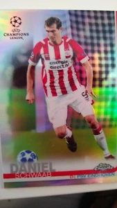 Daniel Schwaab PSV Eindhoven UCL Football Cards mint topps Chrome refractor mint - Imagen 1 de 1