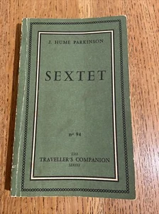 Sextet by J. Hume Parkinson 1965 Olympia Press PB 1st - Vintage Erotica - VGC - Imagen 1 de 7
