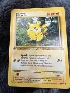 Pokémon TCG Pikachu Jungle 60/64 Regular 1st Edition Common - Picture 1 of 4