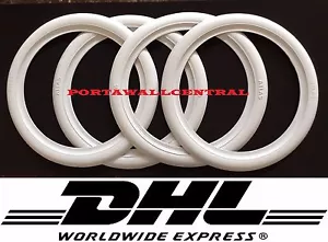 12'' White Wall Portawall Tire insert Trim set For Car 4x Free Shipping. - Picture 1 of 1