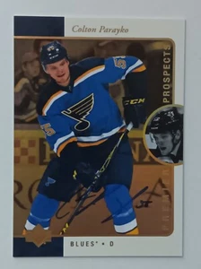 2015-16 SP Authentic 1995-96 Retro Rookie Gold Auto Colton Parayko Blues - Bild 1 von 2