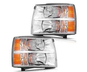 Headlights Assembly for 2007-2013 Chevy Silverado 1500 for 07-14 Silverado 2500H - Foto 1 di 2