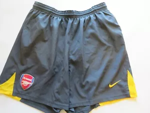 Arsenal London 2005/06 Away Football Soccer Shorts Size Large Gray Excellent!! - Picture 1 of 9